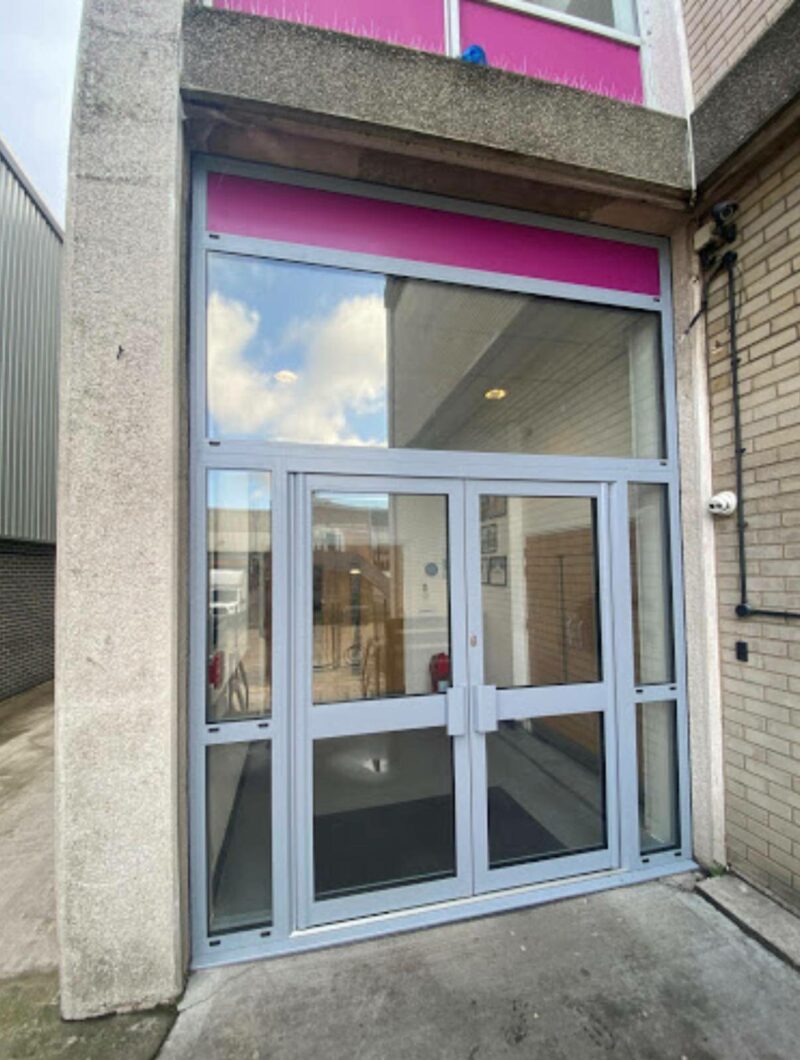Heavy duty aluminium doorsets
