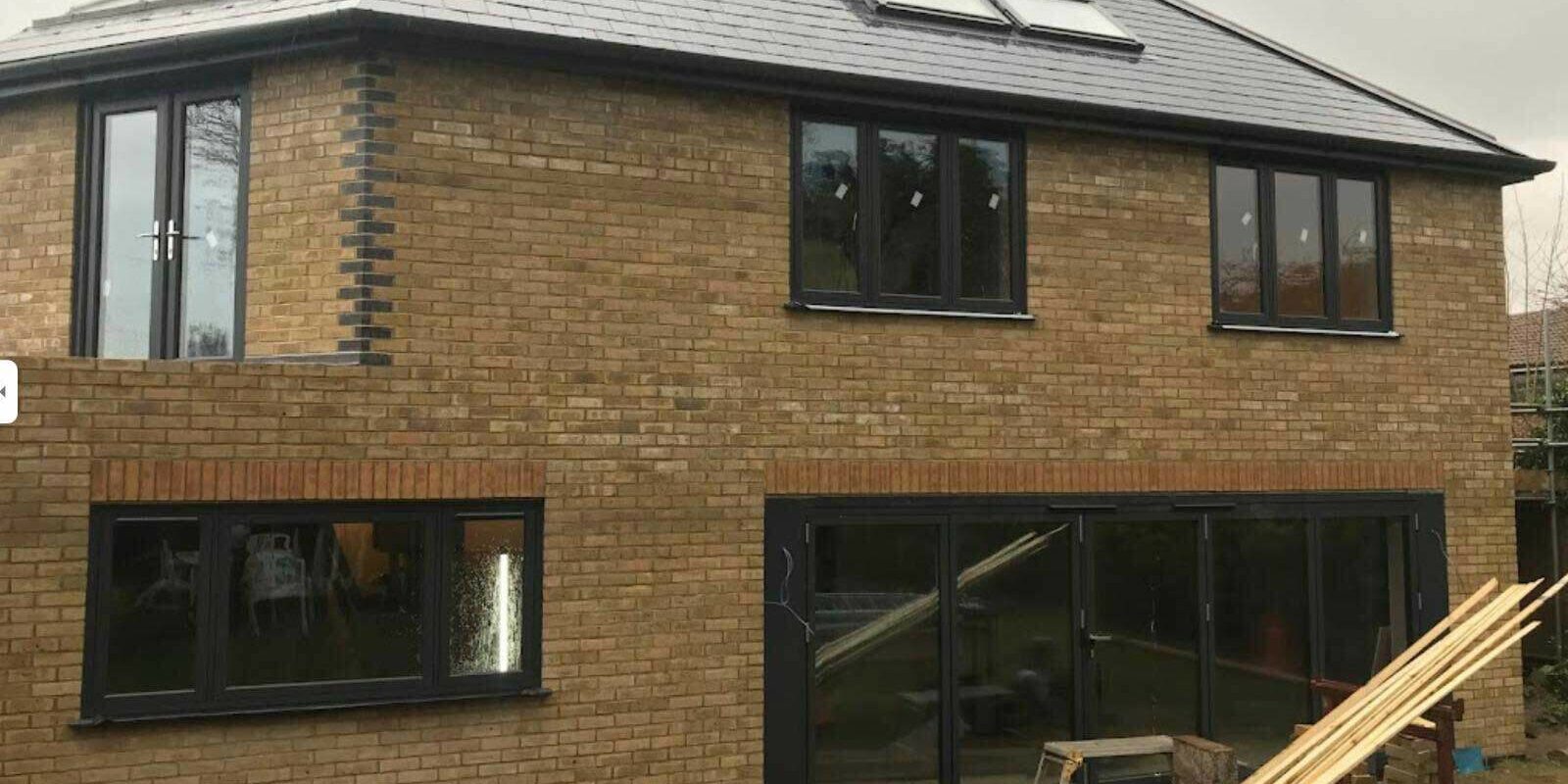 Anthracite grey smooth upvc